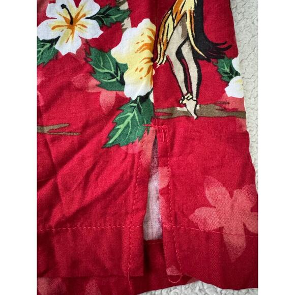 Bill Robinson “Hula Girl” 100% Rayon Hawiian men’s shirt. - Picture 8 of 11
